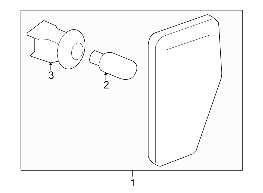 Diagram FRONT LAMPS. SIDE MARKER LAMPS. for your 2007 GMC Sierra 1500 Classic   