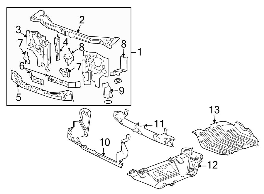 8RADIATOR SUPPORT.https://images.simplepart.com/images/parts/motor/fullsize/HH09035.png