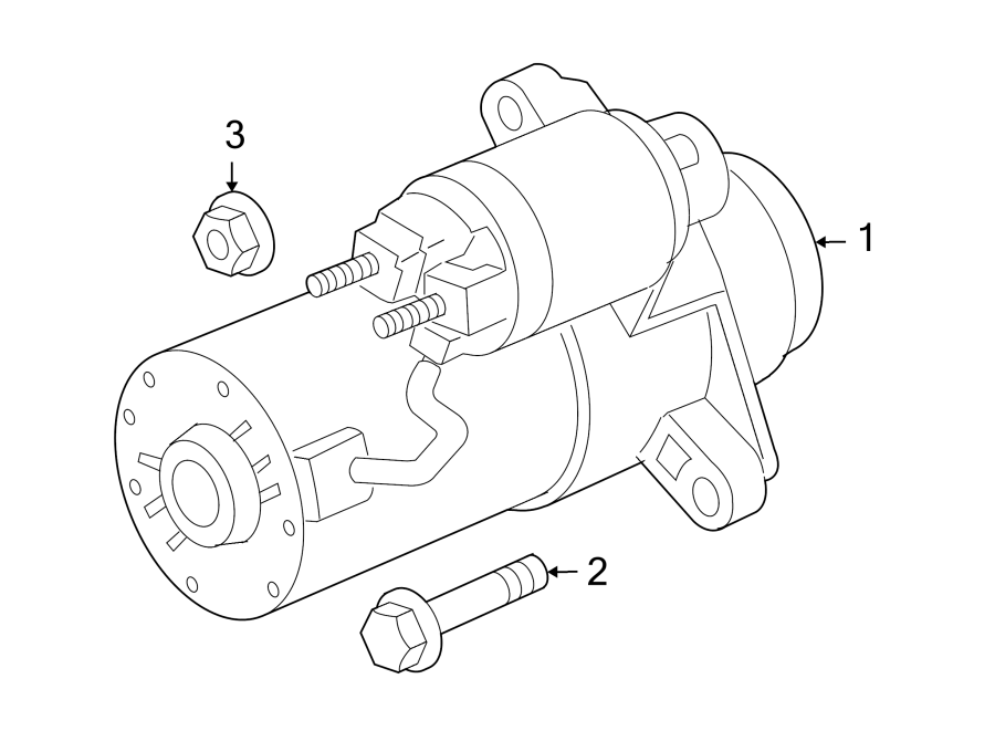 Diagram STARTER. for your 2013 Chevrolet Suburban 2500   