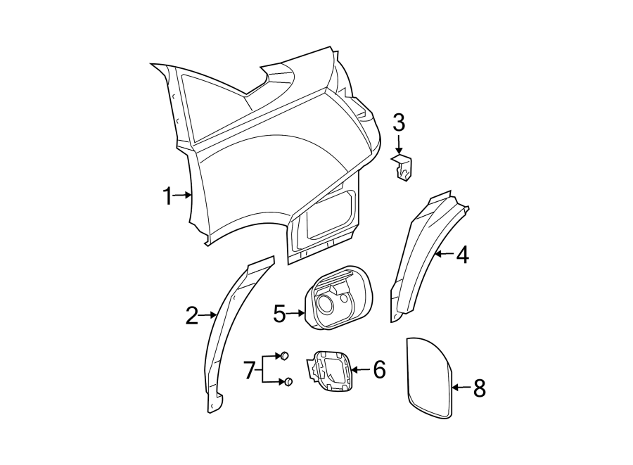 7QUARTER PANEL & COMPONENTS.https://images.simplepart.com/images/parts/motor/fullsize/IA03470.png