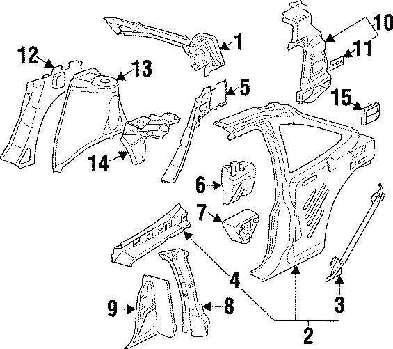 13QUARTER PANEL. INNER STRUCTURE.https://images.simplepart.com/images/parts/motor/fullsize/IA97420.png