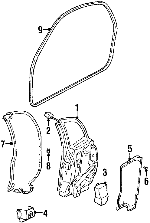 6REAR DOOR. DOOR & COMPONENTS.https://images.simplepart.com/images/parts/motor/fullsize/IA97560.png