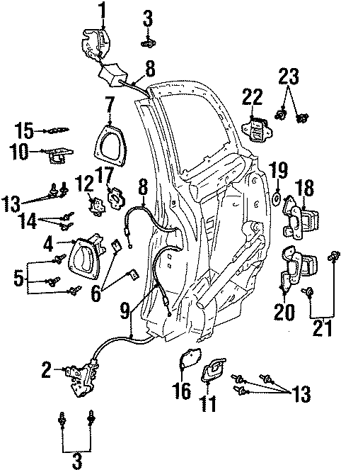 21REAR DOOR. LOCK & HARDWARE.https://images.simplepart.com/images/parts/motor/fullsize/IA97567.png