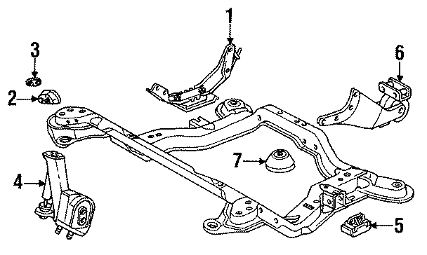 2ENGINE / TRANSAXLE. ENGINE MOUNTING.https://images.simplepart.com/images/parts/motor/fullsize/IB91090.png