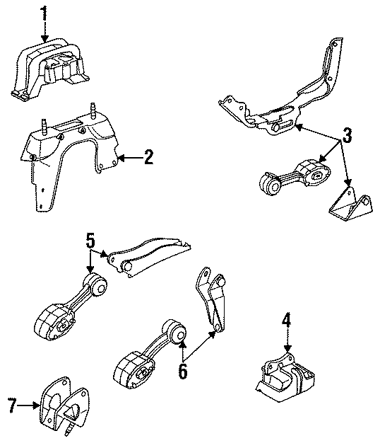 6ENGINE / TRANSAXLE. ENGINE MOUNTING.https://images.simplepart.com/images/parts/motor/fullsize/IB91095.png