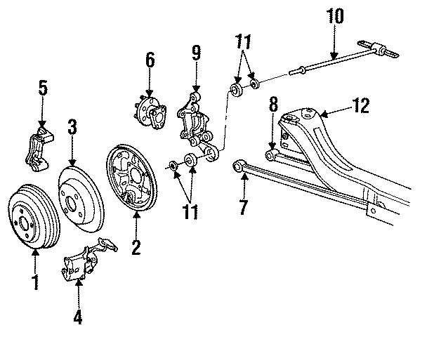 6REAR SUSPENSION. BRAKE COMPONENTS. SUSPENSION COMPONENTS.https://images.simplepart.com/images/parts/motor/fullsize/IB91280.png