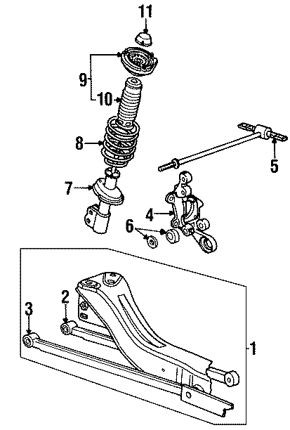 11REAR SUSPENSION. SUSPENSION COMPONENTS.https://images.simplepart.com/images/parts/motor/fullsize/IB96580.png