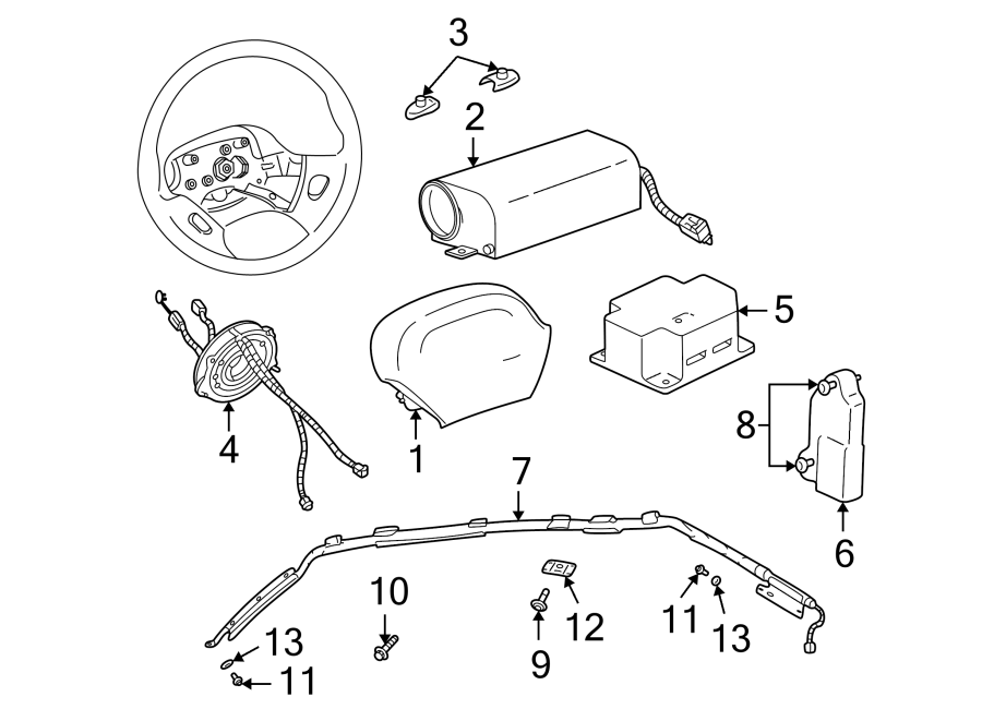 10RESTRAINT SYSTEMS. AIR BAG COMPONENTS.https://images.simplepart.com/images/parts/motor/fullsize/IC00400.png