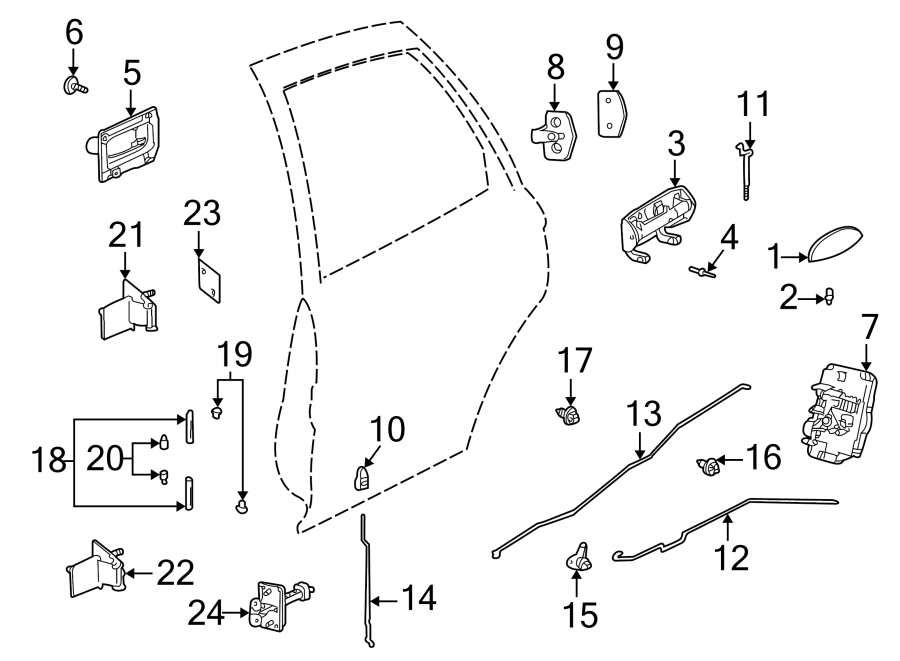 15Rear door. Lock & hardware.https://images.simplepart.com/images/parts/motor/fullsize/IC00605.png