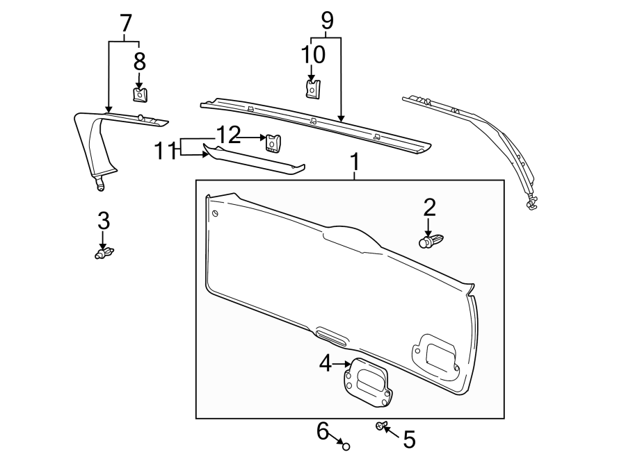 7LIFT GATE. INTERIOR TRIM.https://images.simplepart.com/images/parts/motor/fullsize/IC00760.png