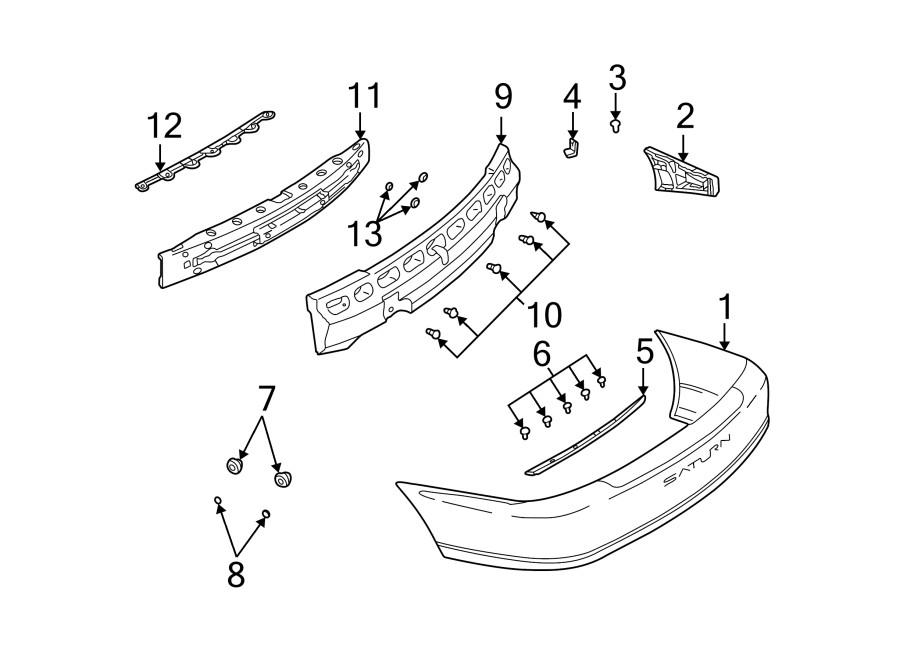 8Rear bumper. Bumper & components.https://images.simplepart.com/images/parts/motor/fullsize/IC00800.png