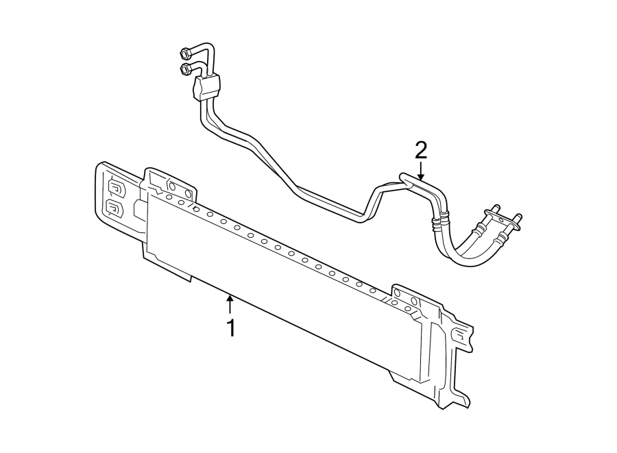 Diagram TRANS OIL COOLER. for your Saturn Vue  