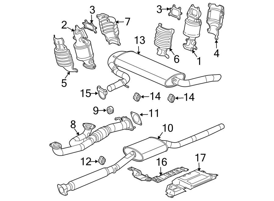 14EXHAUST SYSTEM. EXHAUST COMPONENTS.https://images.simplepart.com/images/parts/motor/fullsize/ID02227.png