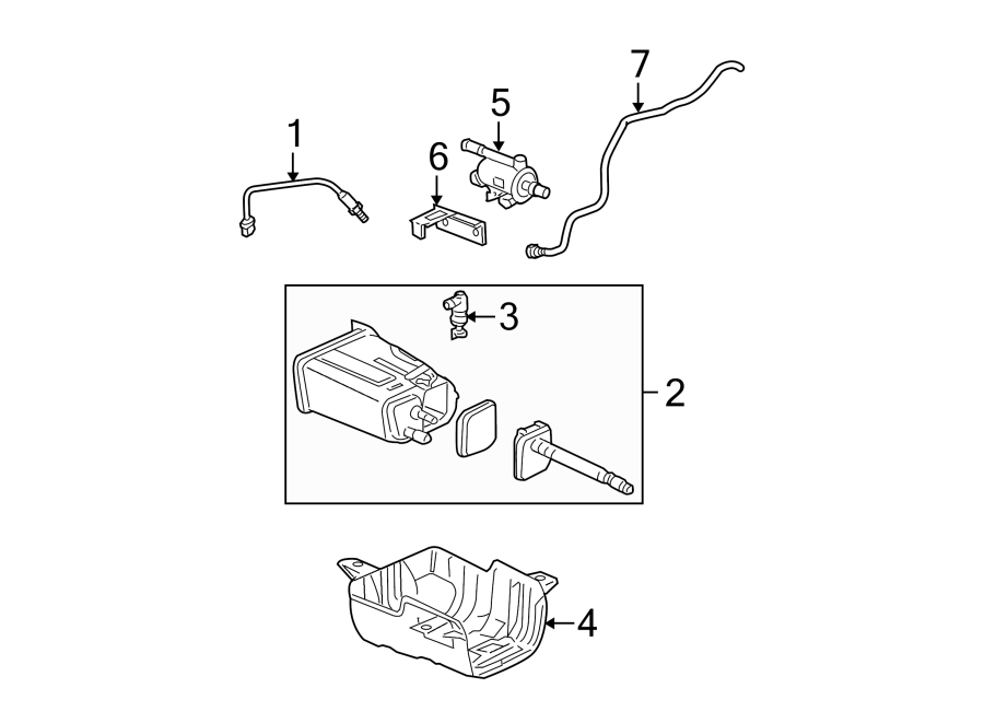 EMISSION SYSTEM. EMISSION COMPONENTS. Diagram