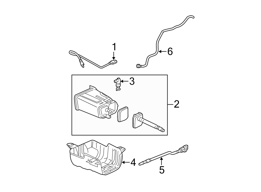 EMISSION SYSTEM. EMISSION COMPONENTS. Diagram