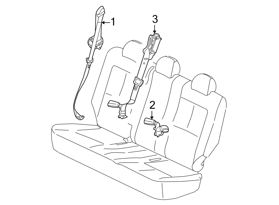 1RESTRAINT SYSTEMS. REAR SEAT BELTS.https://images.simplepart.com/images/parts/motor/fullsize/ID02360.png