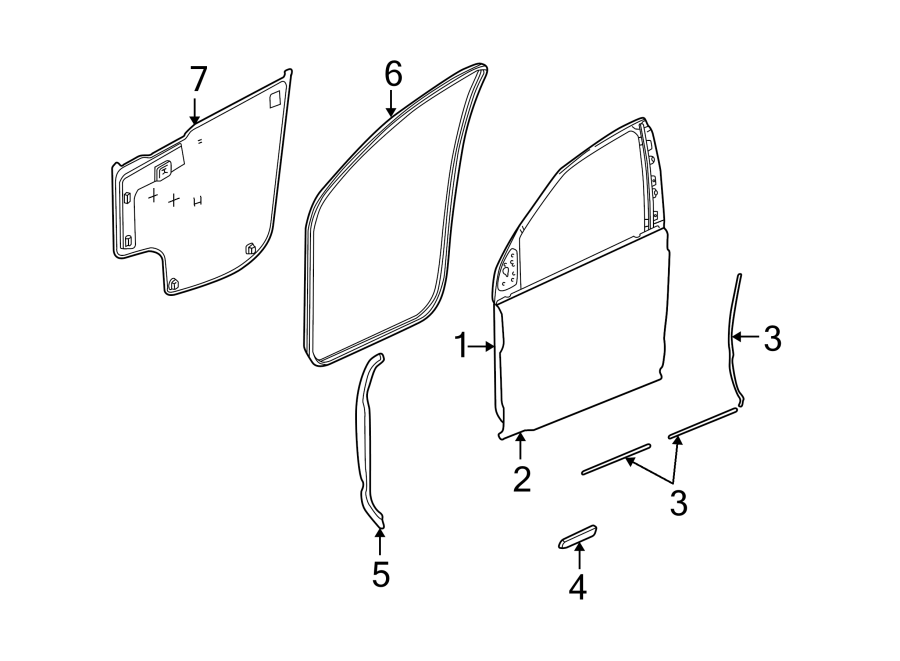 7Front door. Door & components.https://images.simplepart.com/images/parts/motor/fullsize/ID02430.png