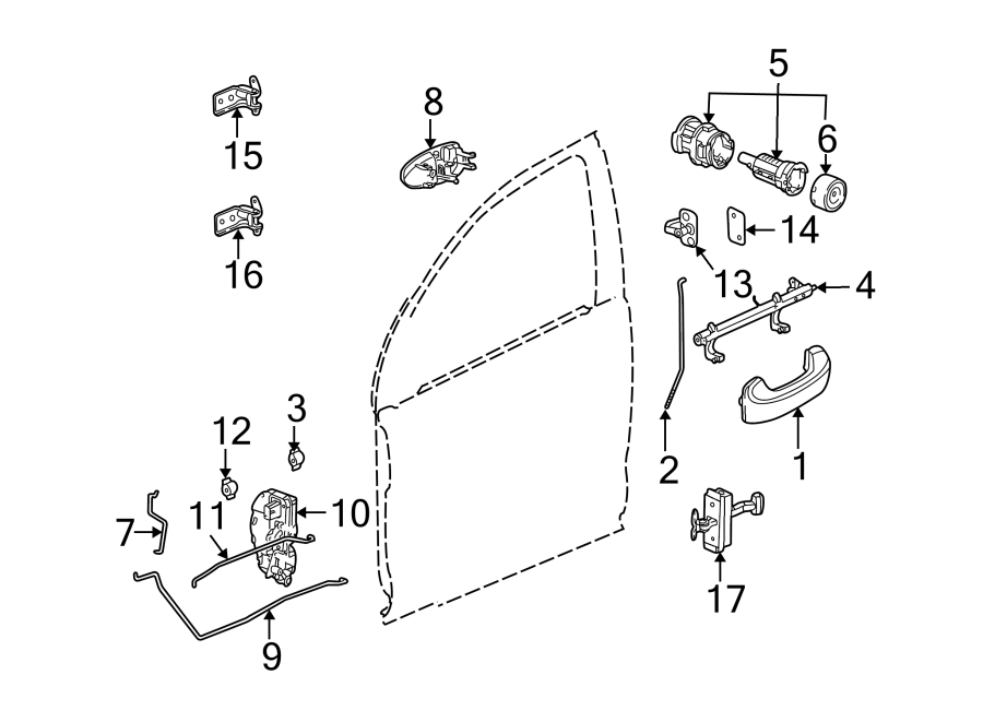 8FRONT DOOR. LOCK & HARDWARE.https://images.simplepart.com/images/parts/motor/fullsize/ID02450.png