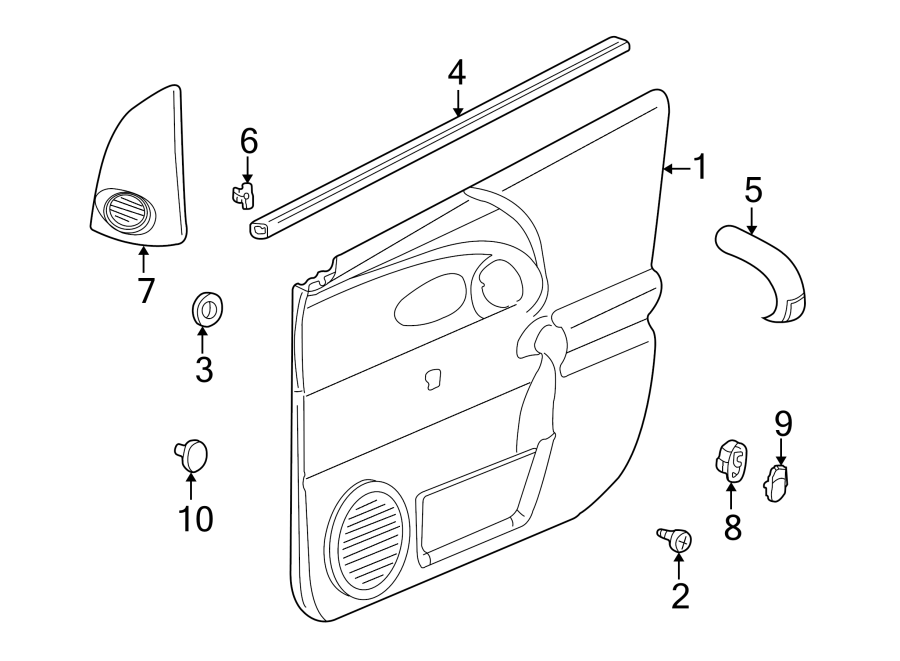 9FRONT DOOR. INTERIOR TRIM.https://images.simplepart.com/images/parts/motor/fullsize/ID02455.png