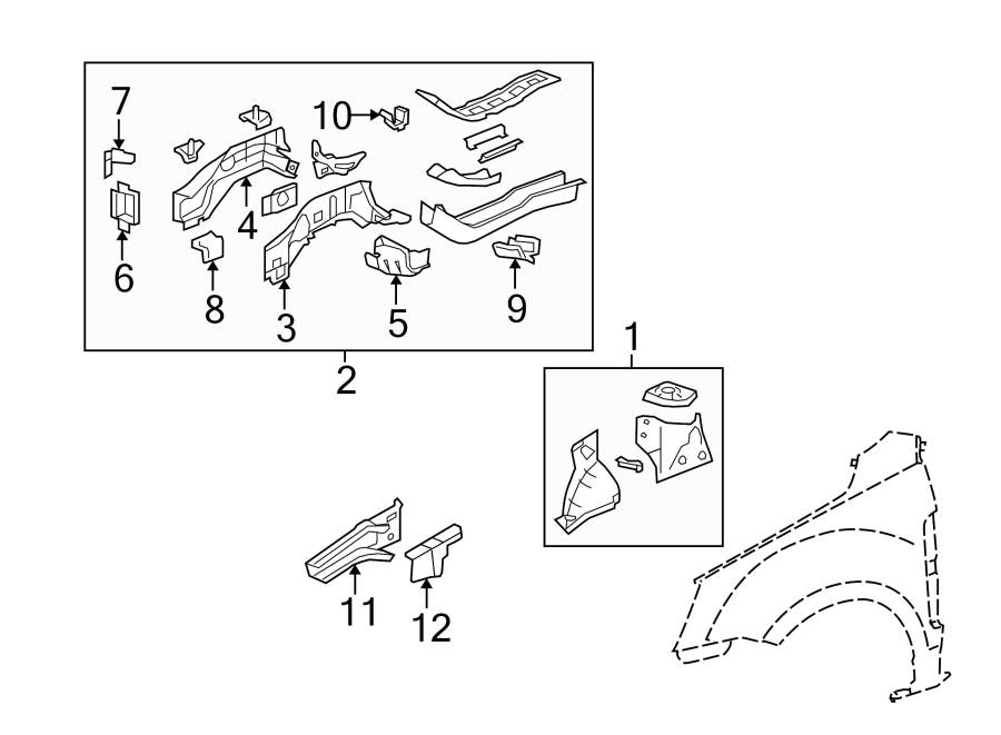 3FENDER. INNER COMPONENTS.https://images.simplepart.com/images/parts/motor/fullsize/ID08165.png