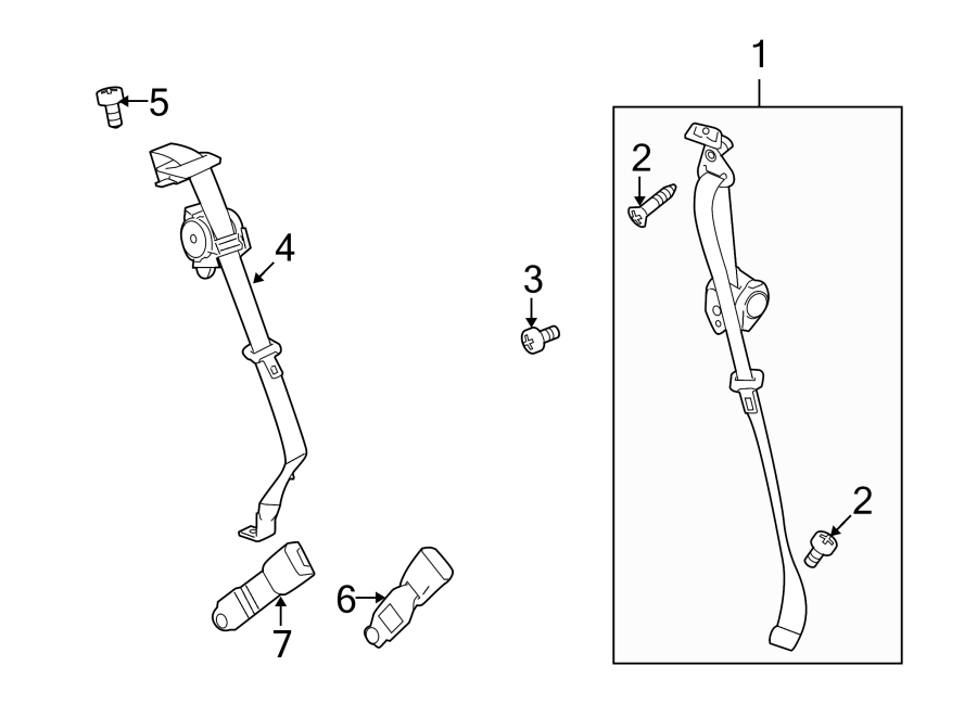 3RESTRAINT SYSTEMS. REAR SEAT BELTS.https://images.simplepart.com/images/parts/motor/fullsize/ID08505.png