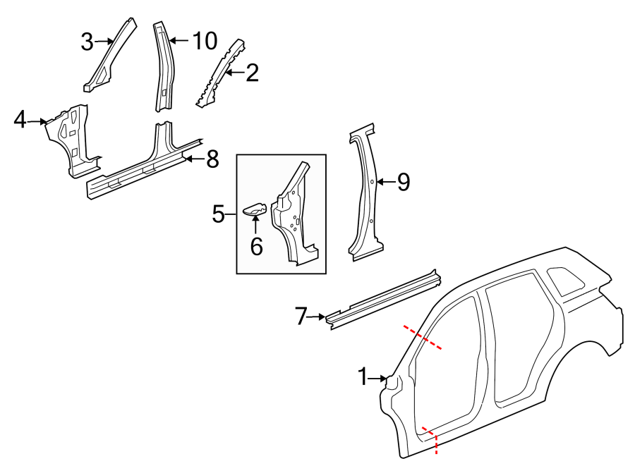 9PILLARS. ROCKER & FLOOR. CENTER PILLAR. HINGE PILLAR. UNISIDE.https://images.simplepart.com/images/parts/motor/fullsize/ID08555.png