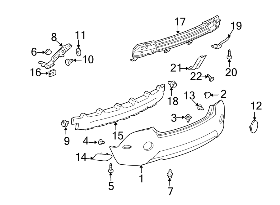 12REAR BUMPER. BUMPER & COMPONENTS.https://images.simplepart.com/images/parts/motor/fullsize/ID08780.png