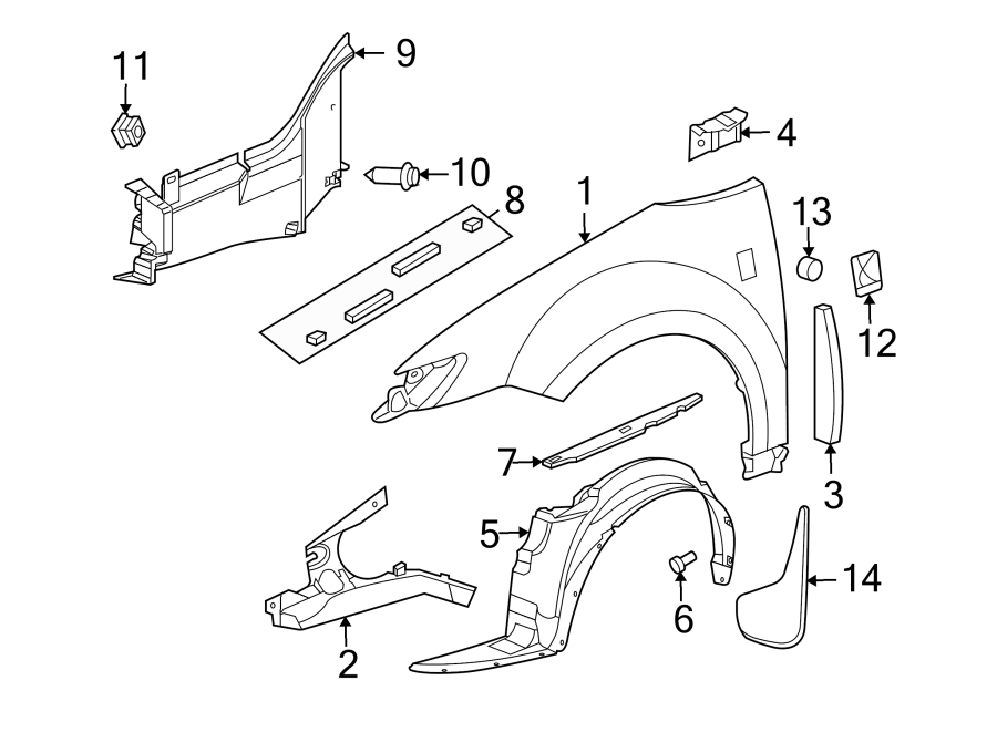 5EXTERIOR TRIM. FENDER & COMPONENTS.https://images.simplepart.com/images/parts/motor/fullsize/IE03065.png