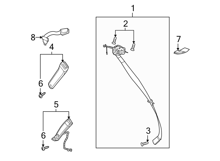 3RESTRAINT SYSTEMS. FRONT SEAT BELTS.https://images.simplepart.com/images/parts/motor/fullsize/IE03290.png