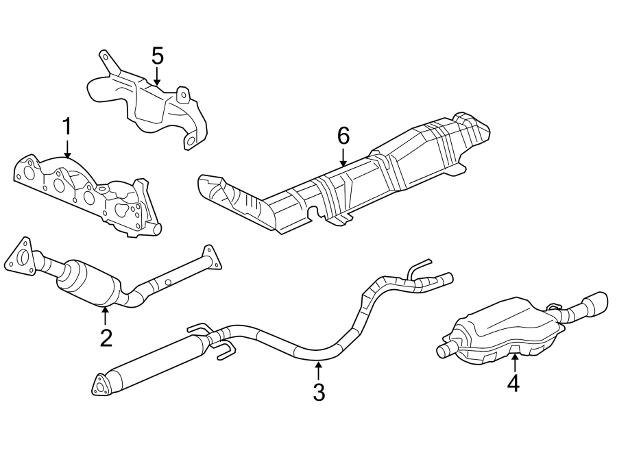 1EXHAUST SYSTEM. EXHAUST COMPONENTS.https://images.simplepart.com/images/parts/motor/fullsize/IE03570.png