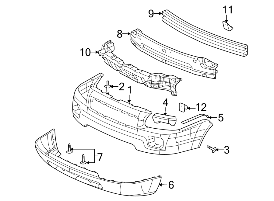 10FRONT BUMPER. BUMPER & COMPONENTS.https://images.simplepart.com/images/parts/motor/fullsize/IF05005.png