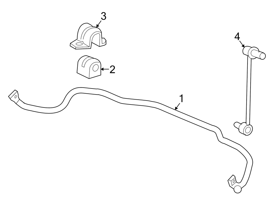 Diagram FRONT SUSPENSION. STABILIZER BAR & COMPONENTS. for your 2024 Chevrolet Camaro  LT1 Convertible 