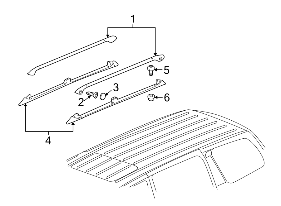 4ROOF. LUGGAGE CARRIER.https://images.simplepart.com/images/parts/motor/fullsize/IF05365.png