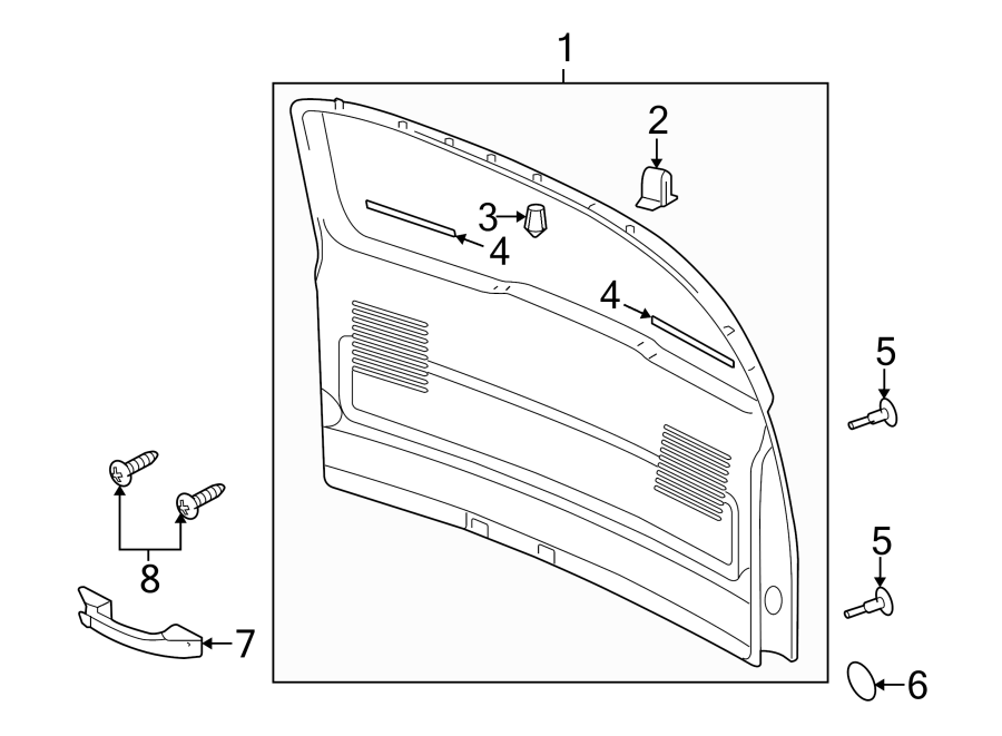 3LIFT GATE. INTERIOR TRIM.https://images.simplepart.com/images/parts/motor/fullsize/IF05575.png