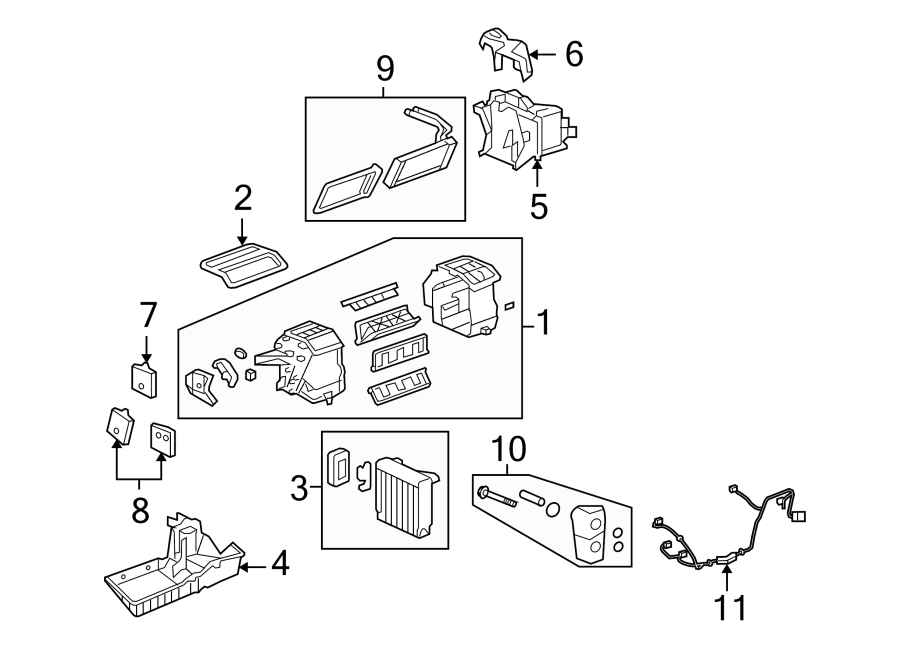 7AIR CONDITIONER & HEATER. EVAPORATOR & HEATER COMPONENTS.https://images.simplepart.com/images/parts/motor/fullsize/IG07080.png