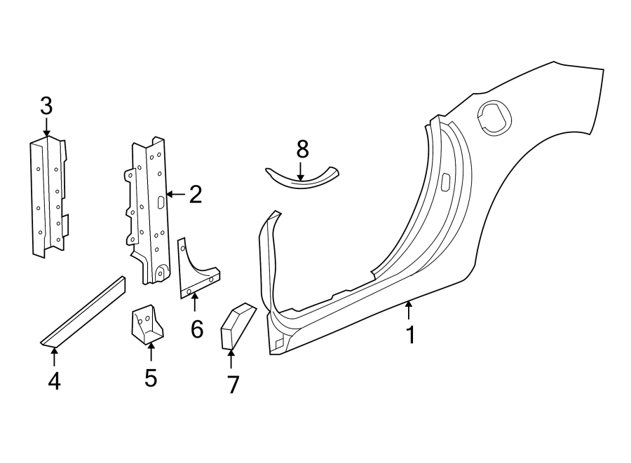 3PILLARS. ROCKER & FLOOR. HINGE PILLAR. UNISIDE.https://images.simplepart.com/images/parts/motor/fullsize/IG07395.png