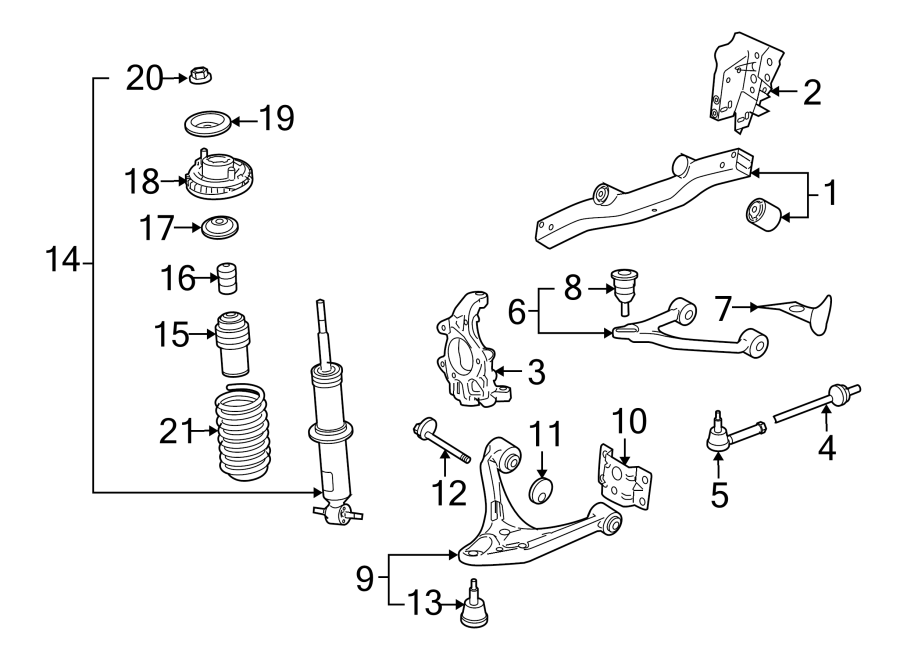 Diagram REAR SUSPENSION. SUSPENSION COMPONENTS. for your 2010 Saturn Sky   