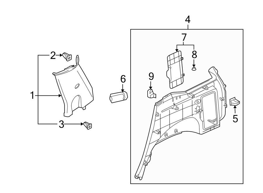 4QUARTER PANEL. INTERIOR TRIM.https://images.simplepart.com/images/parts/motor/fullsize/IH07450.png