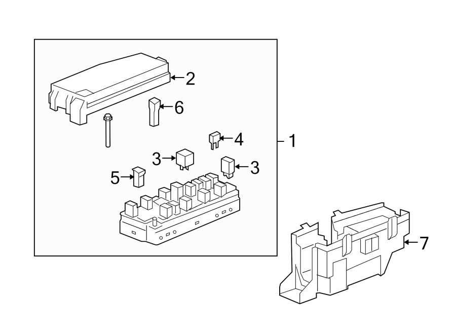 Diagram ELECTRICAL COMPONENTS. for your Chevrolet Spark  