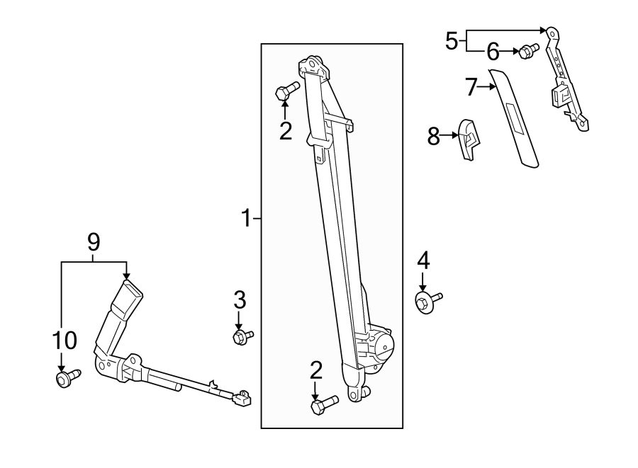 8RESTRAINT SYSTEMS. FRONT SEAT BELTS.https://images.simplepart.com/images/parts/motor/fullsize/IH08340.png