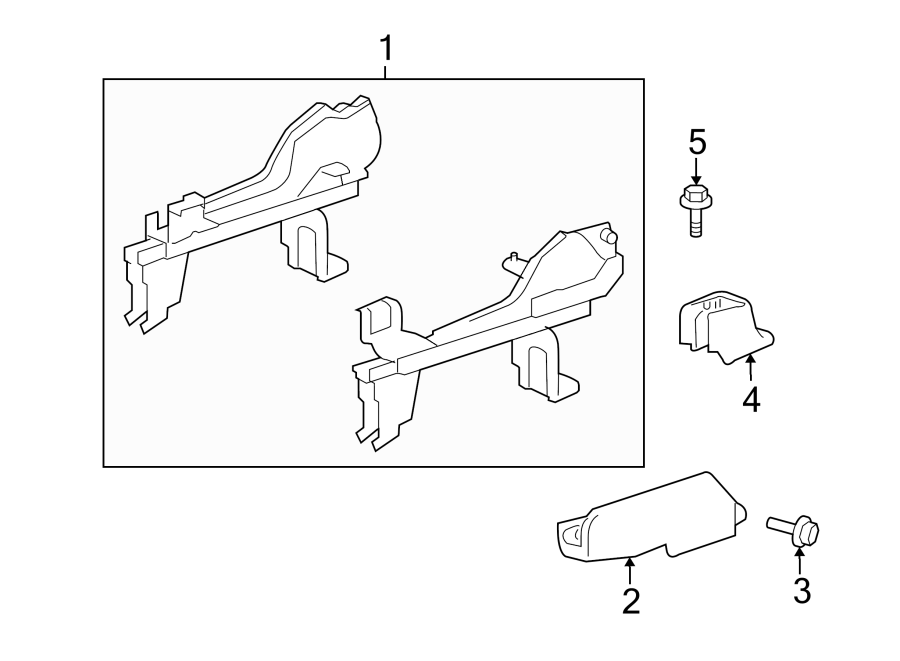 Diagram SEATS & TRACKS. TRACKS & COMPONENTS. for your 2010 Chevrolet Camaro   