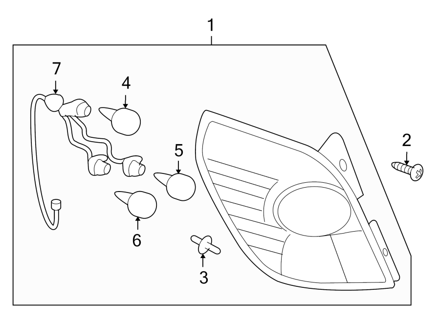 Diagram REAR LAMPS. TAIL LAMPS. for your 2019 Chevrolet Camaro   