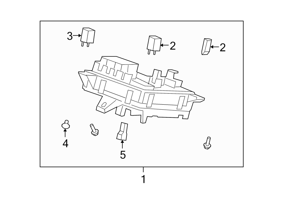 Diagram FUSE & RELAY. for your 2021 Chevrolet Spark  LT Hatchback 