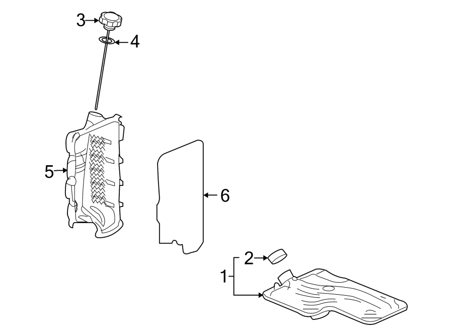 Diagram ENGINE / TRANSAXLE. TRANSAXLE PARTS. for your 2012 GMC Sierra 2500 HD 6.0L Vortec V8 FLEX A/T RWD SLE Extended Cab Pickup Fleetside 