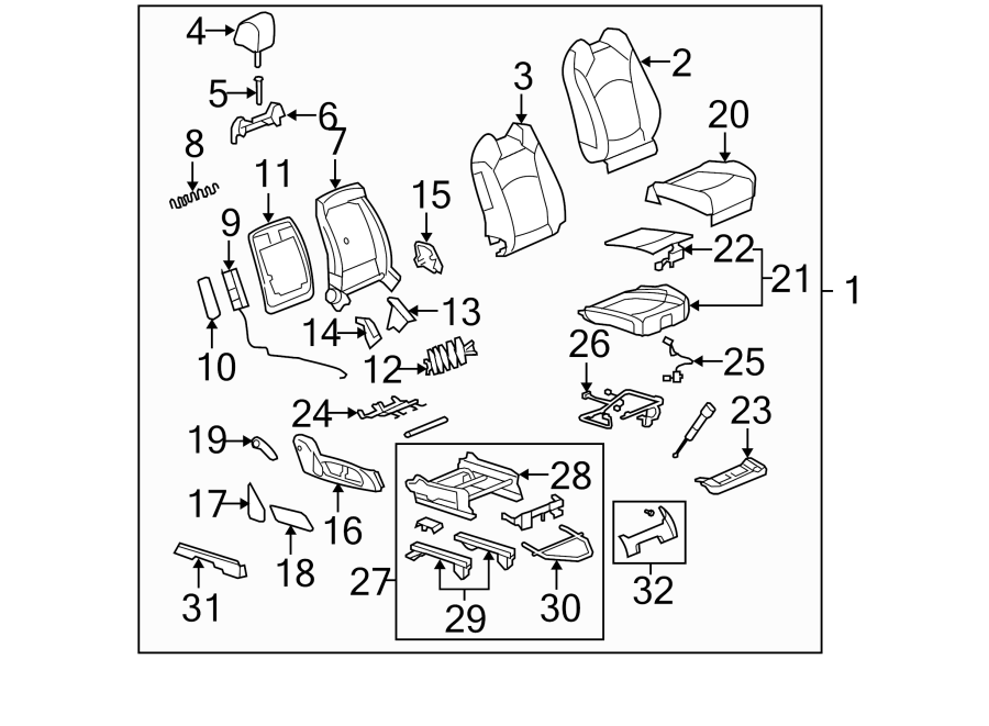 7SEATS & TRACKS. PASSENGER SEAT COMPONENTS.https://images.simplepart.com/images/parts/motor/fullsize/IJ07395.png