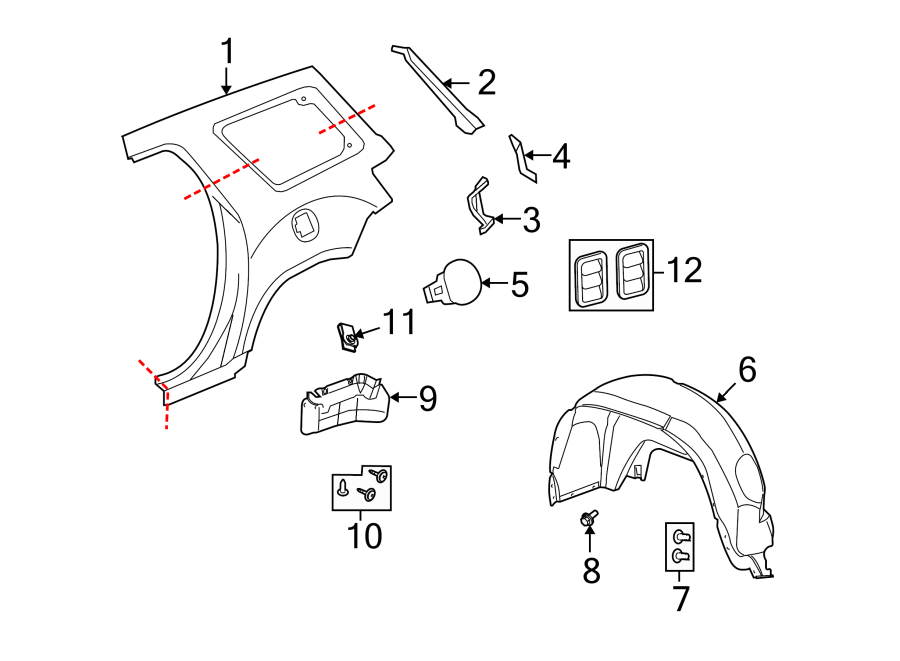 8QUARTER PANEL & COMPONENTS.https://images.simplepart.com/images/parts/motor/fullsize/IJ07580.png