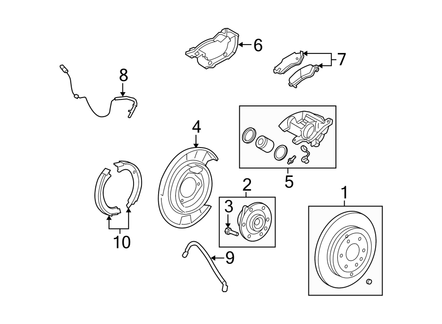 Diagram REAR SUSPENSION. BRAKE COMPONENTS. for your 2015 Chevrolet Camaro   