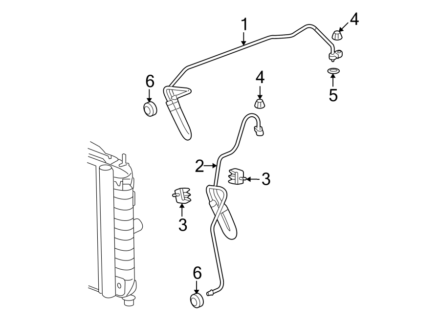 Diagram TRANS OIL COOLER. for your 2020 Cadillac CT6   