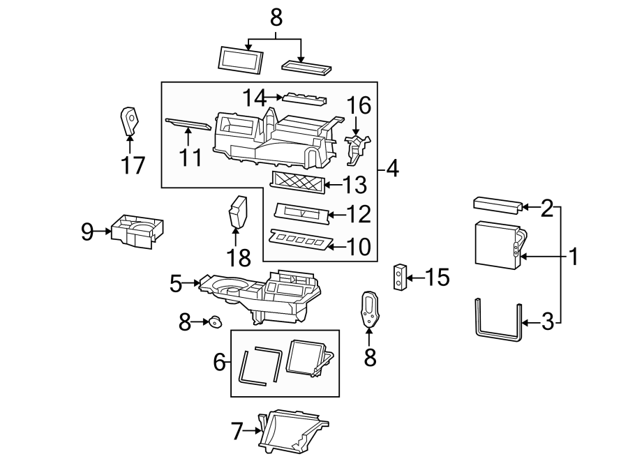 17AIR CONDITIONER & HEATER. EVAPORATOR & HEATER COMPONENTS.https://images.simplepart.com/images/parts/motor/fullsize/IK07075.png