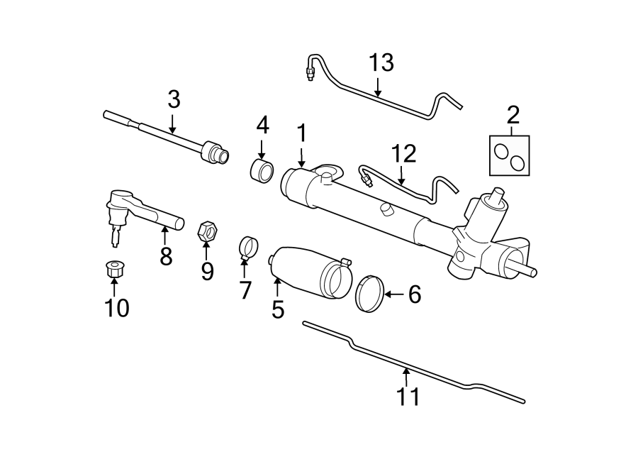 STEERING GEAR & LINKAGE. Diagram